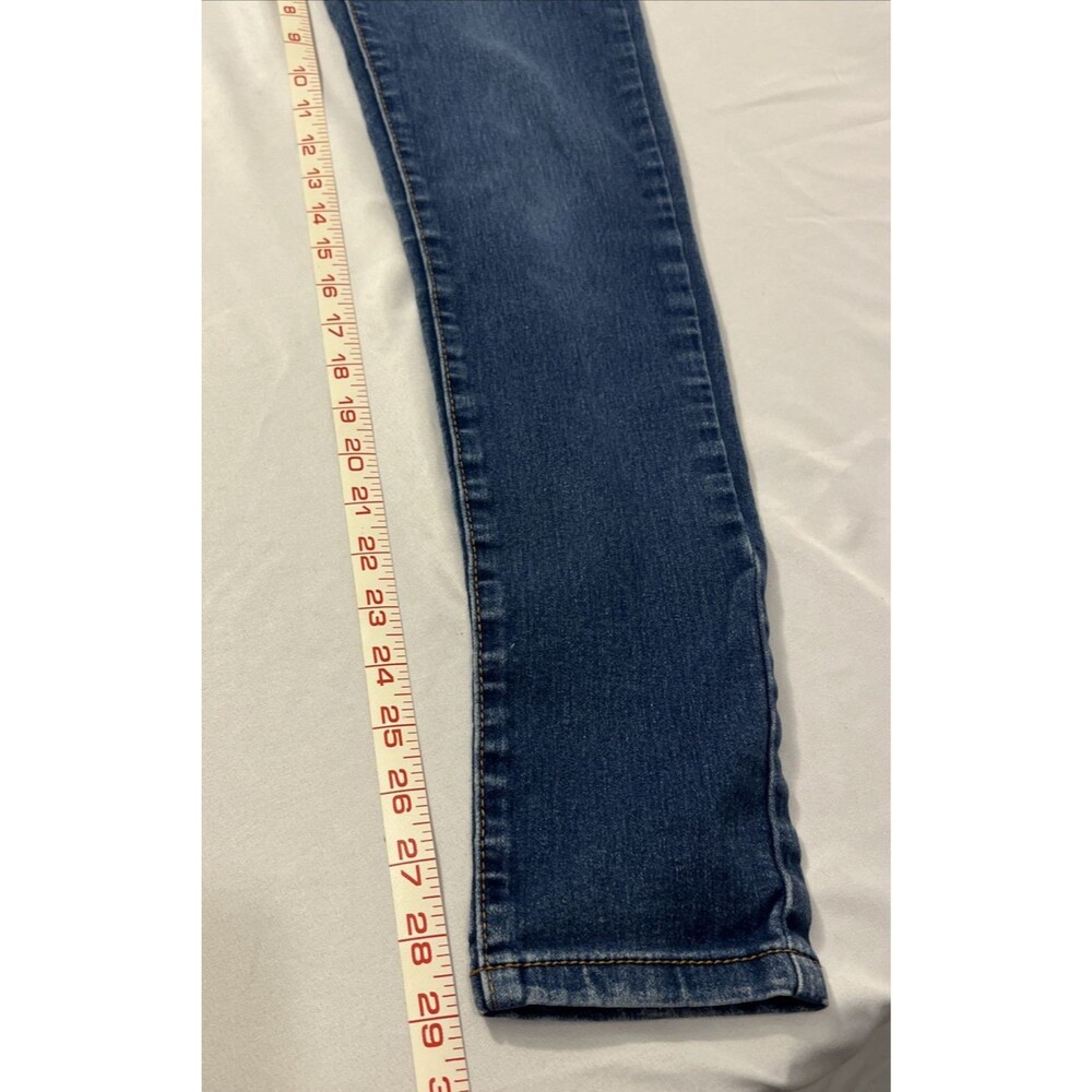 AEROPOSTALE JEANS WOMEN'S HIGH-WAISTED JEGGING SZ 2 LONG BLUE DENIM - Picture 11 of 13